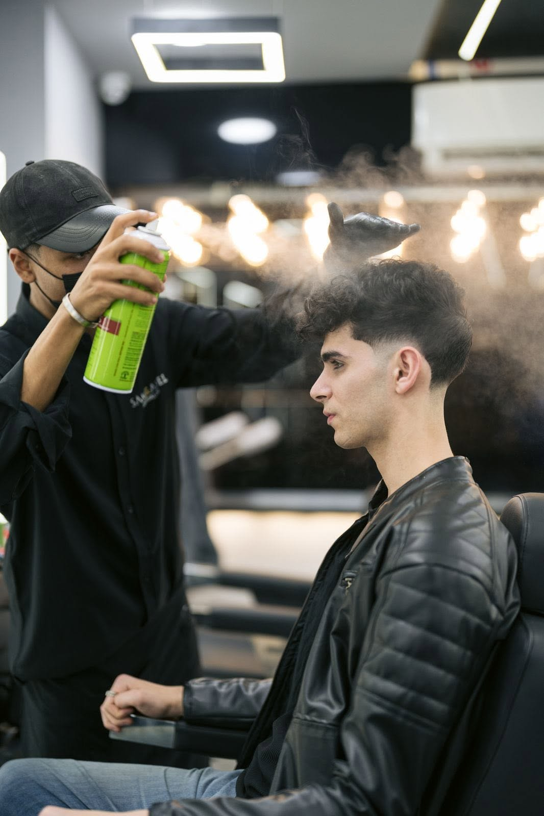 Hair styling work